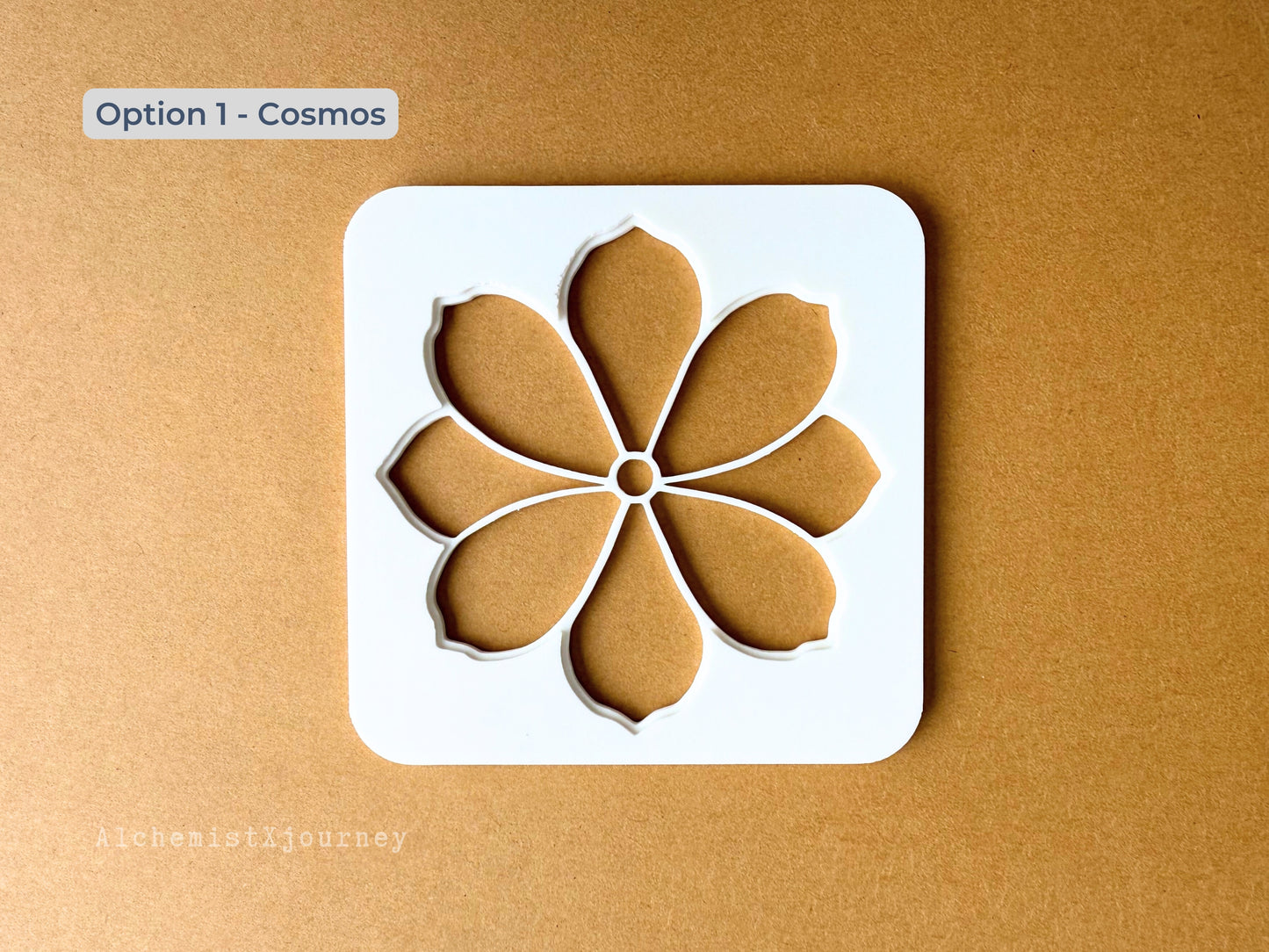 Watercolor Swatch Template, Floral Swatch Card Templates, Flower Stencil, Color Swatch Template