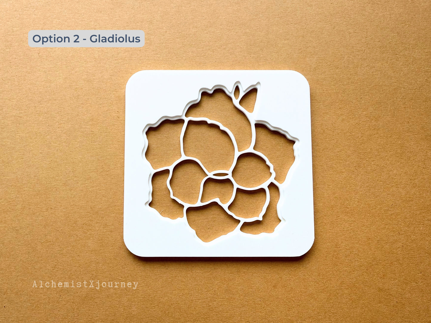 Watercolor Swatch Template, Floral Swatch Card Templates, Flower Stencil, Color Swatch Template