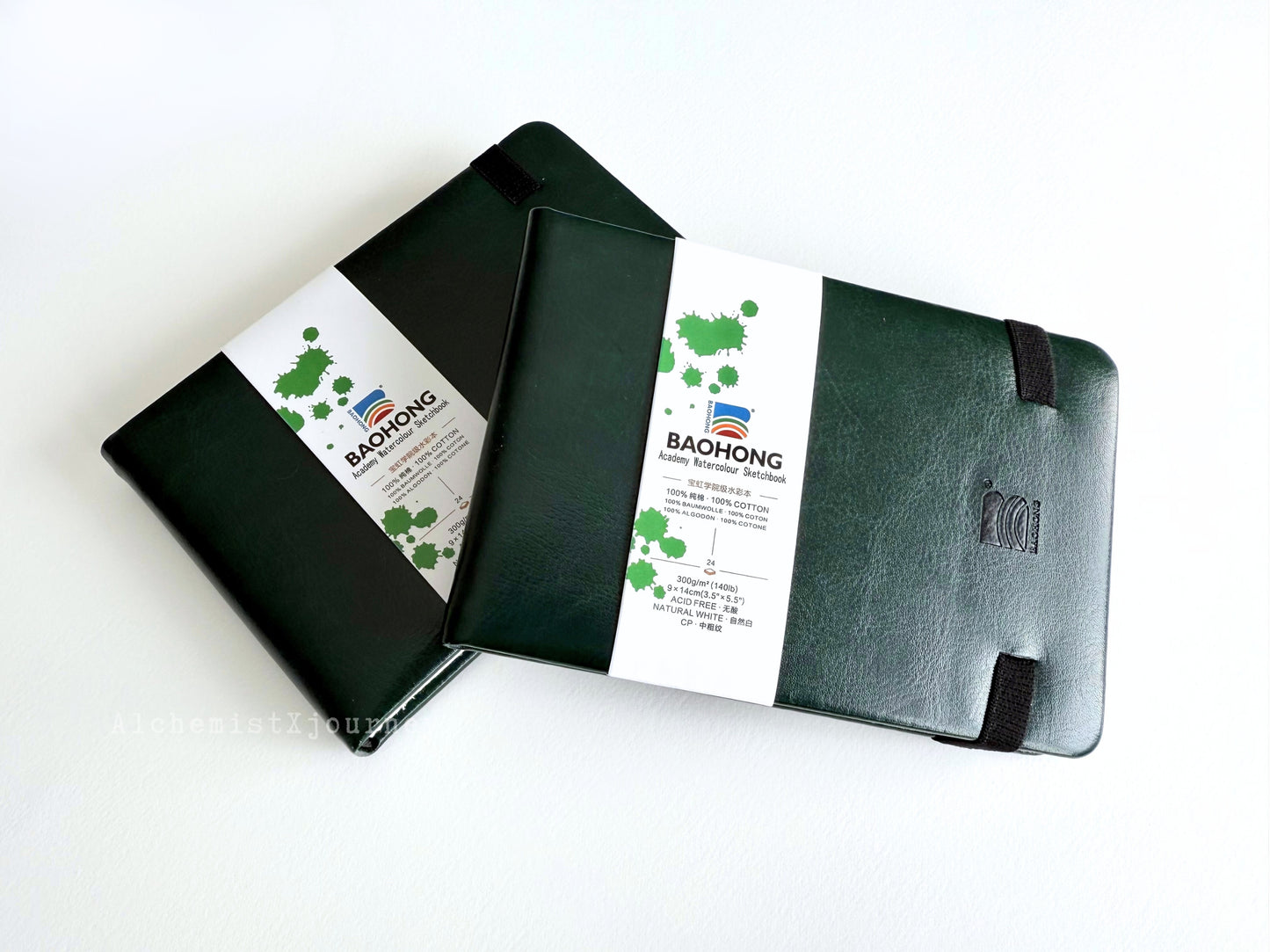 Baohong Watercolor Journal 5.5" x 3.5" Cold Press, 100% cotton 300gsm, Academy Grade