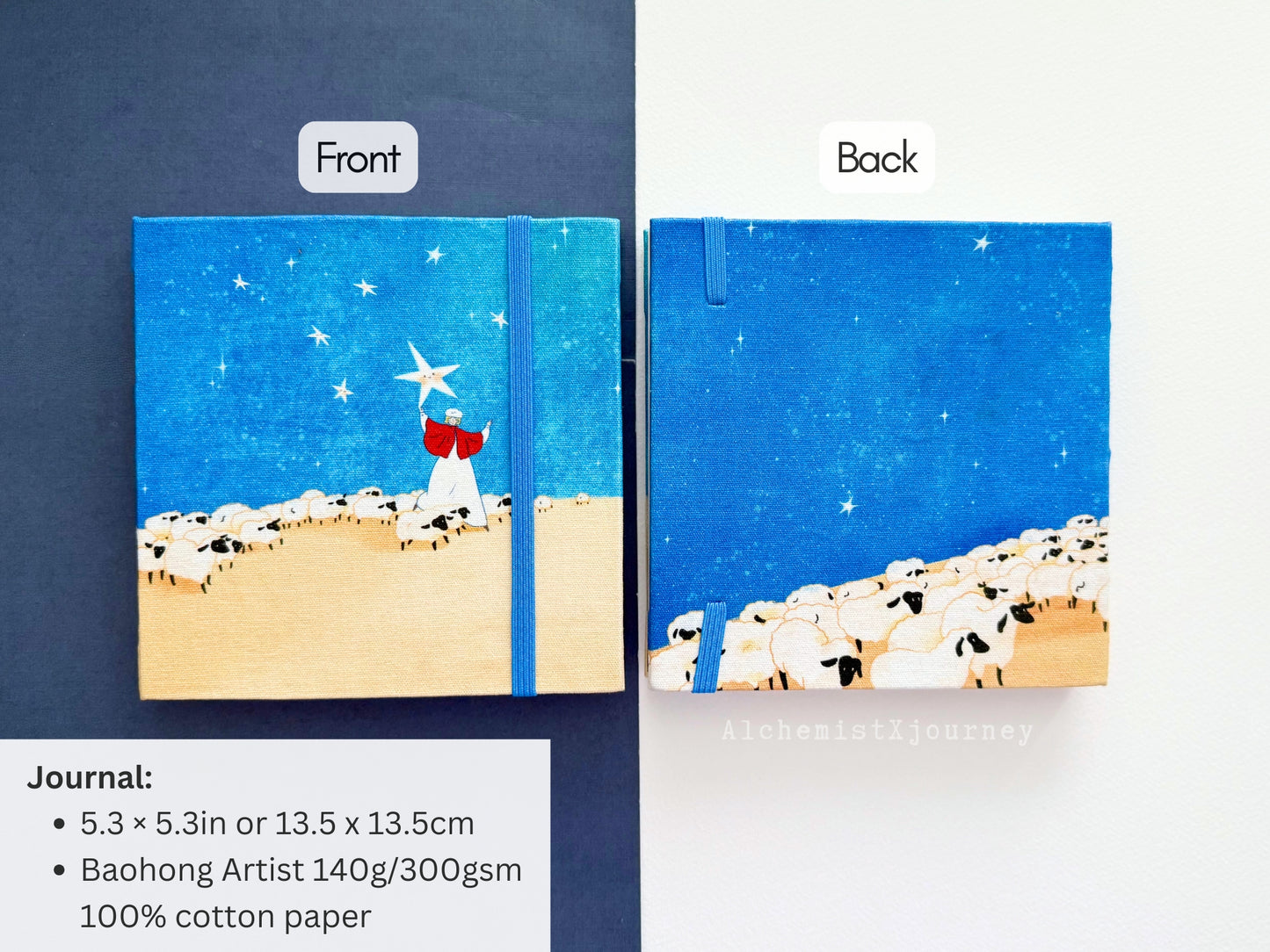 Watercolor Sketchbook with Baohong Artist 100% Cotton Paper 140lbs - Hope