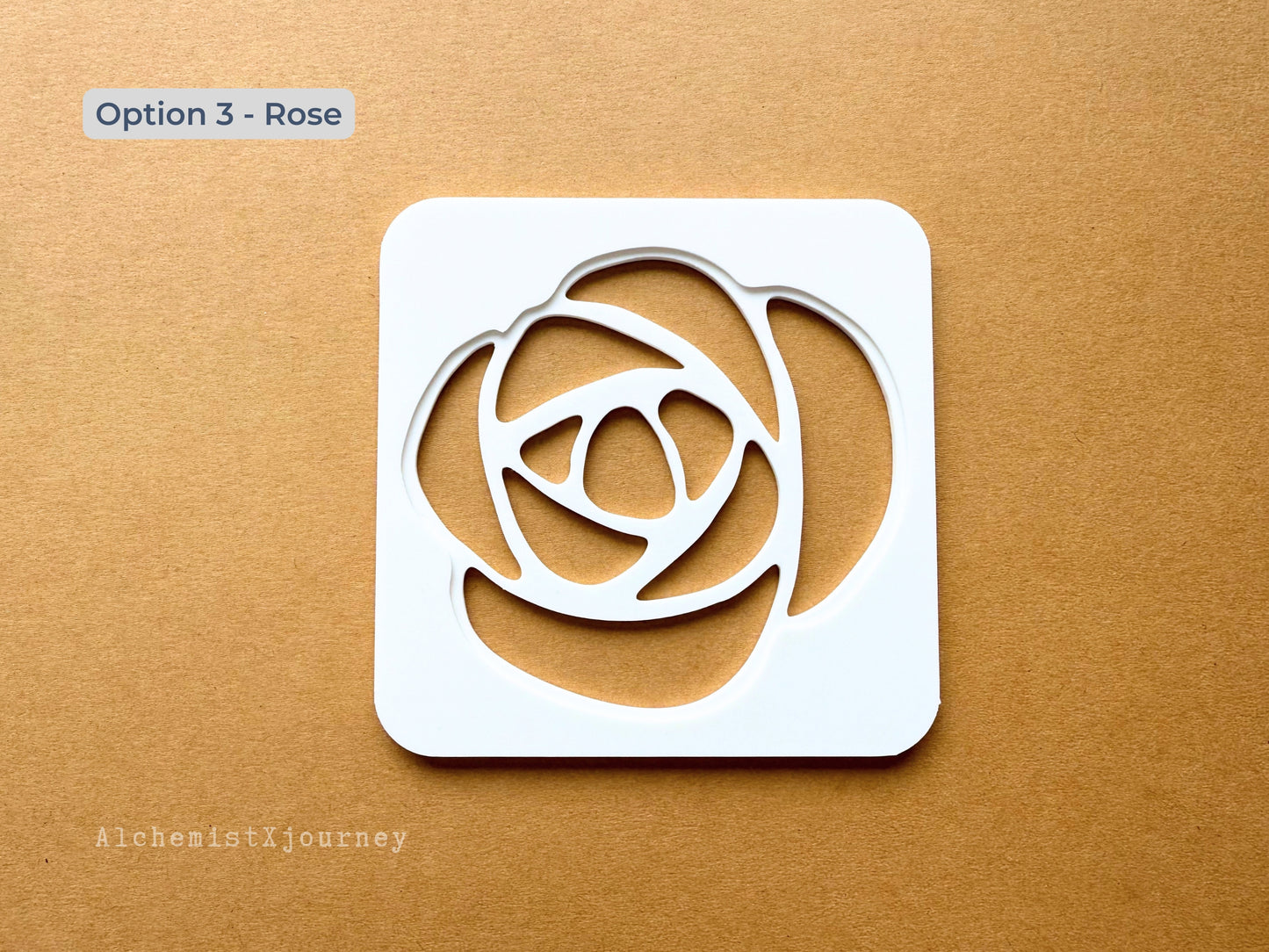 Watercolor Swatch Template, Floral Swatch Card Templates, Flower Stencil, Color Swatch Template
