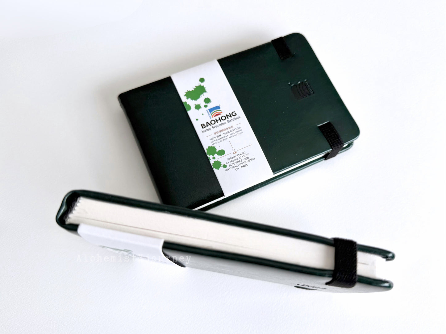 Baohong Watercolor Journal 5.5" x 3.5" Cold Press, 100% cotton 300gsm, Academy Grade