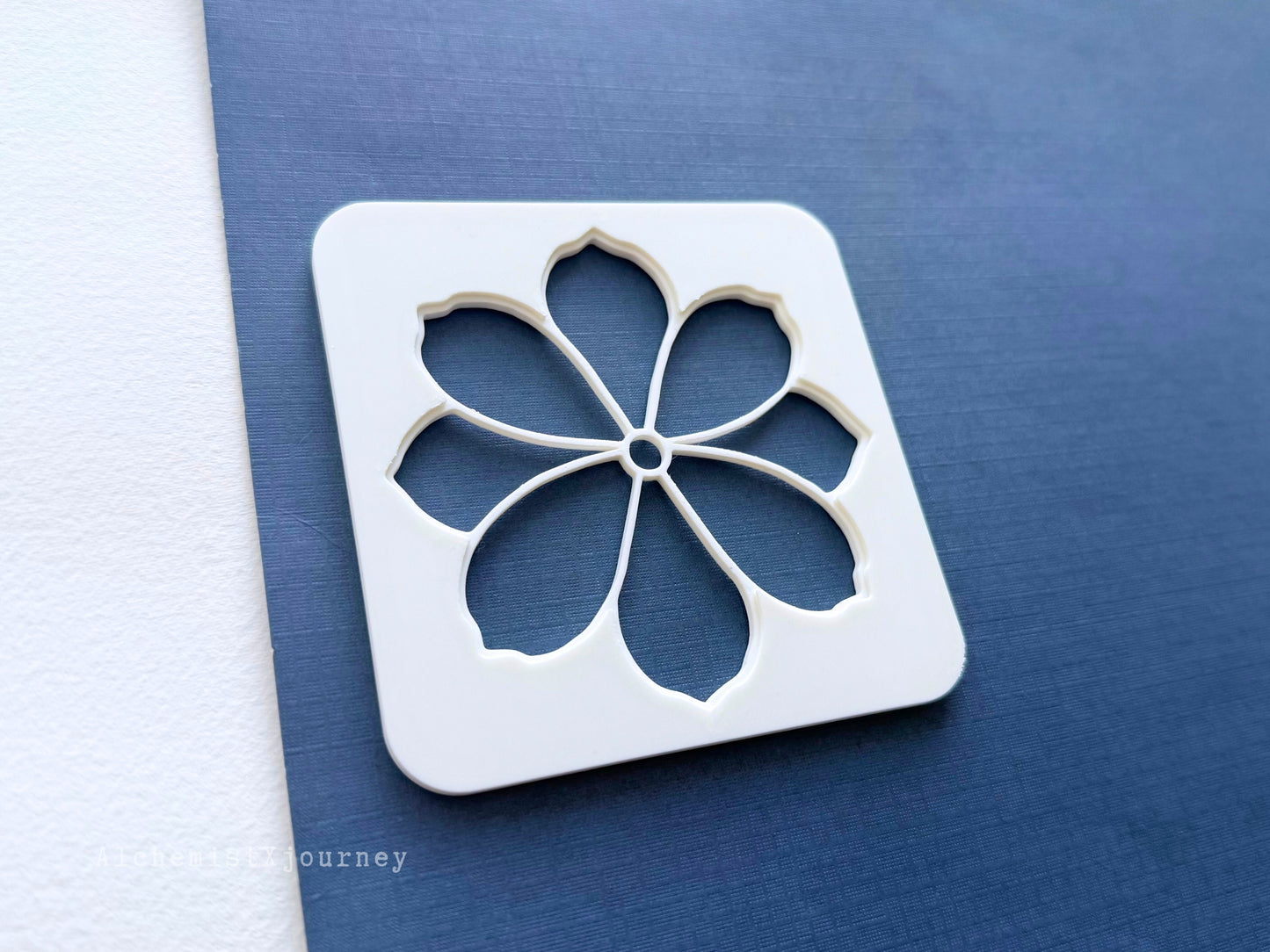Watercolor Swatch Template, Floral Swatch Card Templates, Flower Stencil, Color Swatch Template