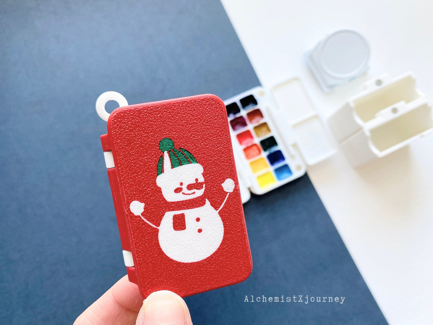 Holiday Mini Watercolor Travel Palette AX3, Holiday Collection