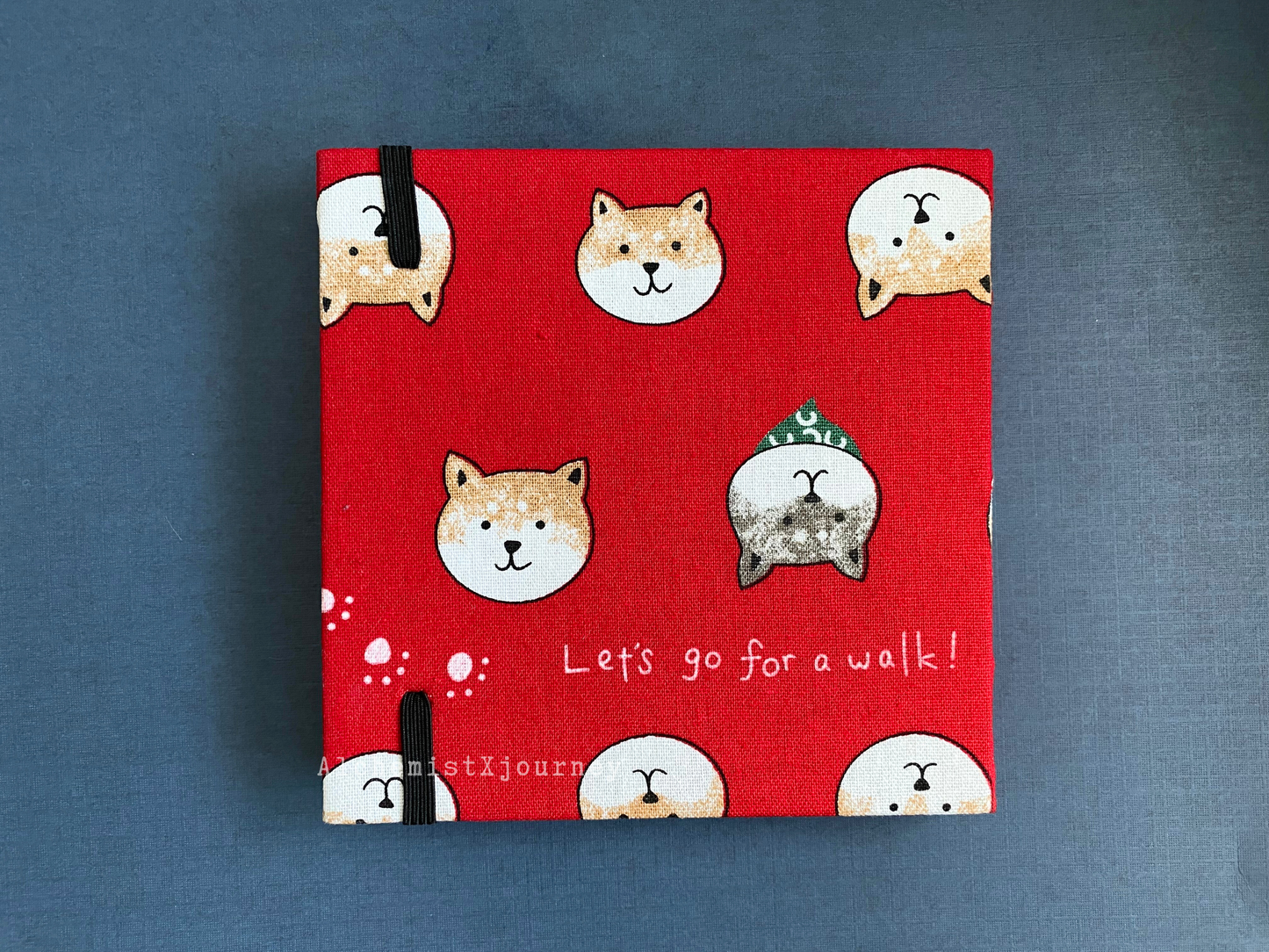 Watercolor Sketchbook with Baohong 100% Cotton Paper 140lbs - Red Shiba