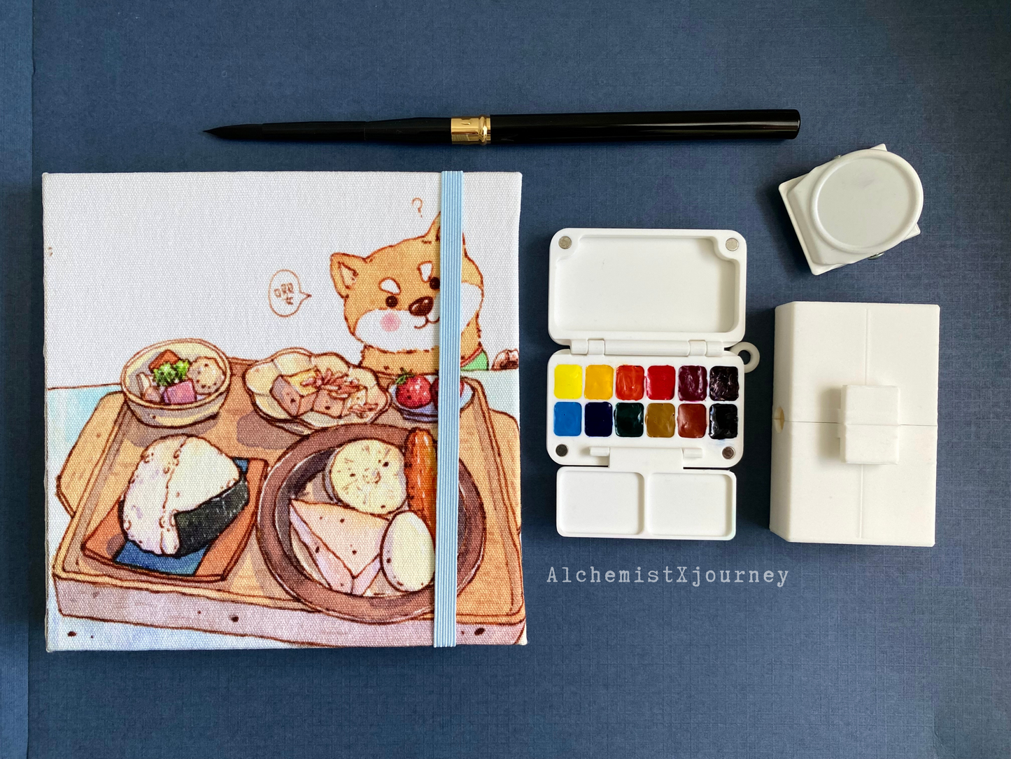 Watercolor Sketchbook with Baohong 100% Cotton Paper 140lbs - Shiba