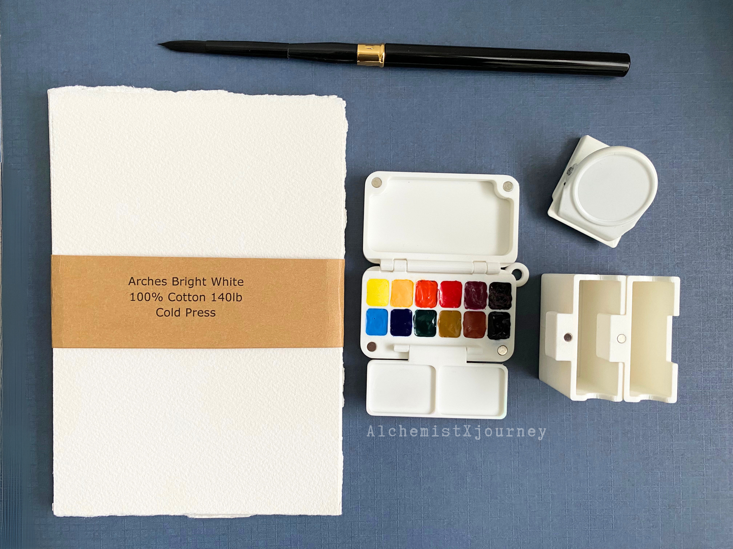 100% Cotton Artist Watercolor Paper 4x6inches Sample Sets 300GSM