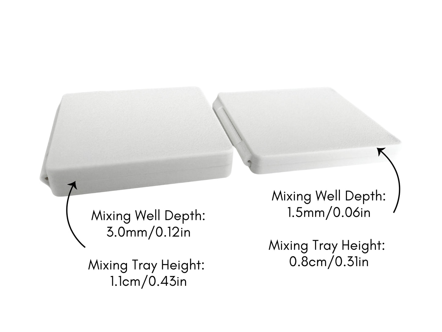 Pocket Plus Watercolor Mixing Tray AX26, Glazed Ceramic, Magnetic Closer